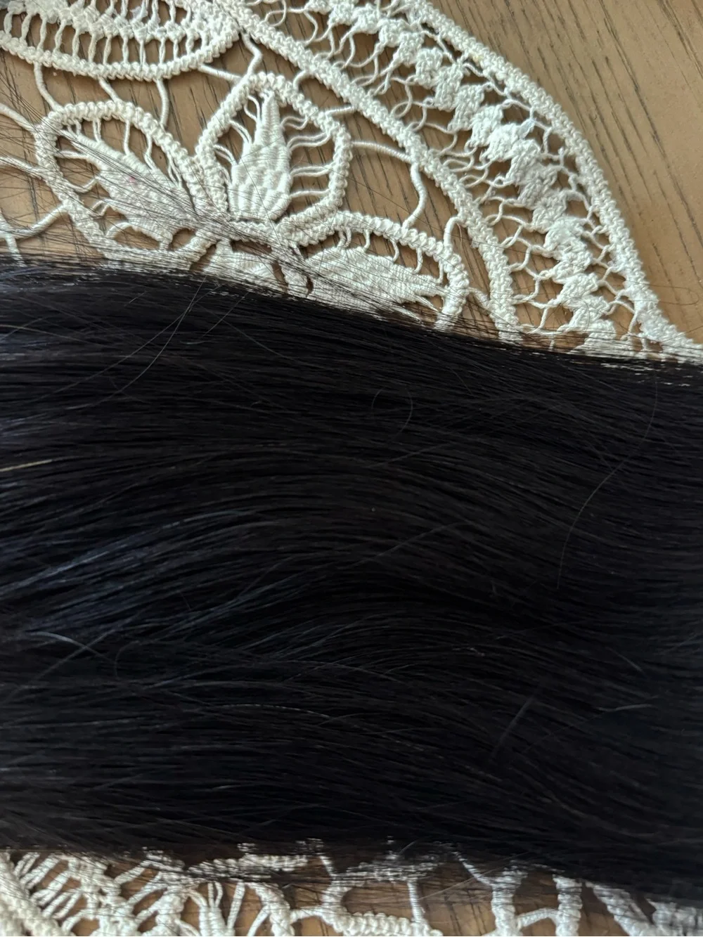 100% Human Hair Extensions Black 18” 100g Natural Straight Weft
